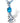 Swiss Blue Topaz Coral Pendant