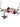 Padparadscha Sapphire Choker, 10K Rose Gold Necklace with Ruby and Moissanite Butterflies