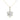14K Gold Snowflake Diamond Necklace, Solid Gold Winter Pendant with Chain