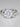 3 Carat Old European Cut Diamond Engagement Ring, 14K White Gold Botanical Ring