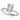 3.10 ct Emerald Cut Lab Grown Diamond Hidden Halo Engagement Ring, 14K White Gold Diamond Band