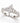 0.70 ct Natural Marquise Diamond Engagement Ring with Baguettes, H VS2 GIA, 14K White Gold