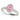1.25 ct Pink Oval Lab Grown Diamond Halo Engagement Ring, 14K White Gold