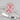 1.25 ct Pink Oval Lab Grown Diamond Halo Engagement Ring, 14K White Gold
