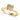 3.03 ct Champagne Cushion Lab Grown Diamond Solitaire Engagement Ring, 14K Yellow Gold