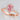 4.02 ct Pink Pear Lab Grown Diamond Halo Engagement Ring, 14K Rose Gold Diamond Band