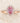4.02 ct Pink Pear Lab Grown Diamond Halo Engagement Ring, 14K Rose Gold Diamond Band