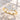 3.05 ct Radiant Lab Grown Diamond Three Stone Engagement Ring, Pear Side Diamonds, 14K Yellow Gold